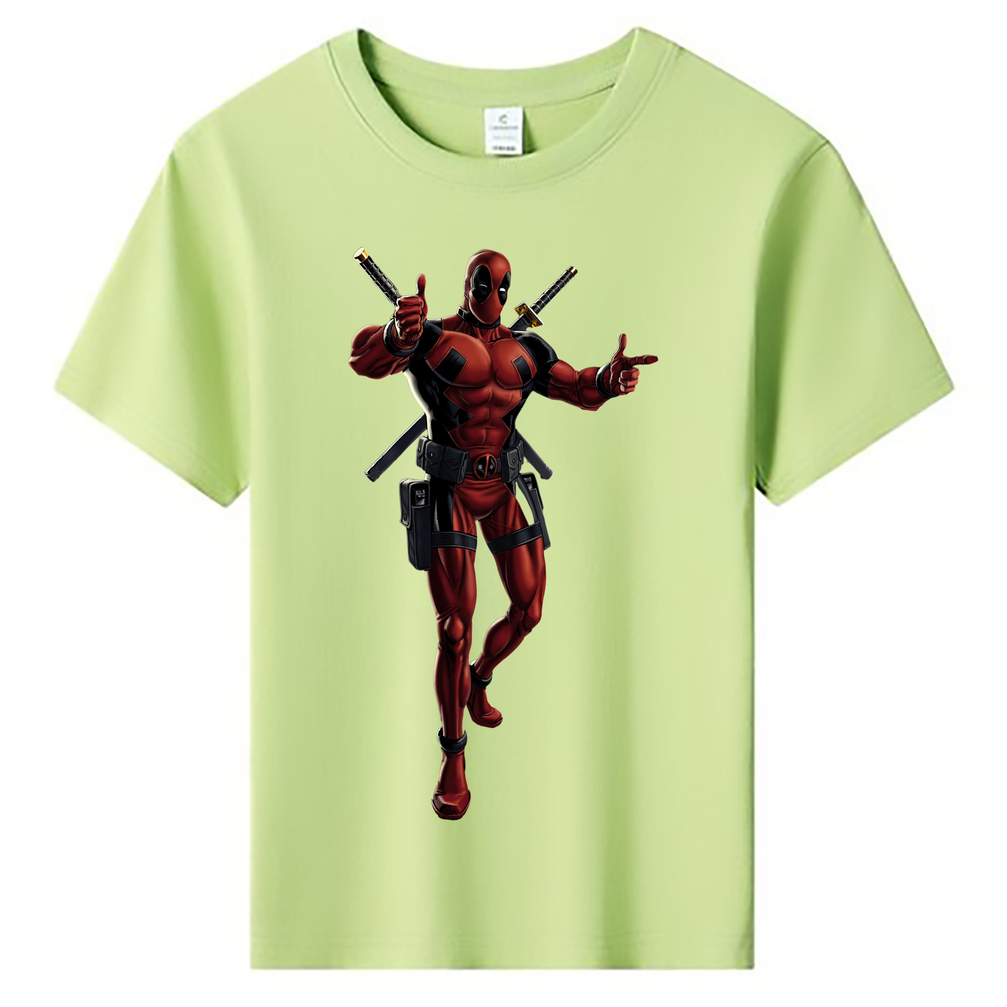 （画像用） Deadpool デッドプール 綿100％キッズTシャツ（フロントプリント）